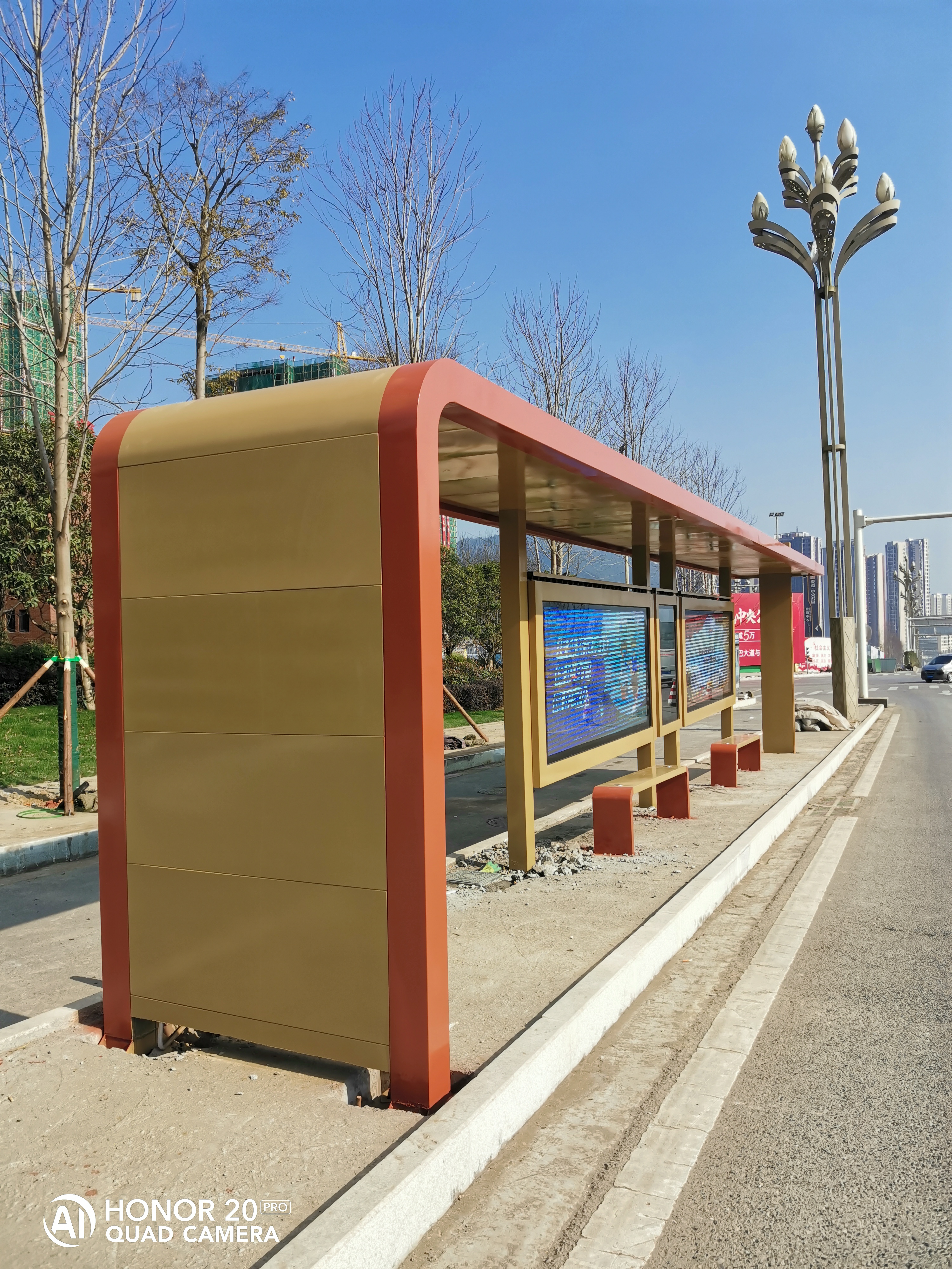 智慧候車亭/城市智能公交候車亭/智慧公交站臺